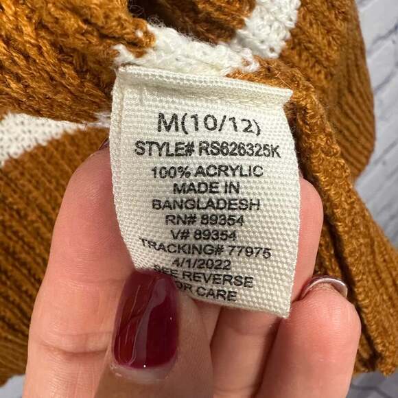 No Comment Girls' Stripe Cardigan With Pockets - Picture 5 of 6